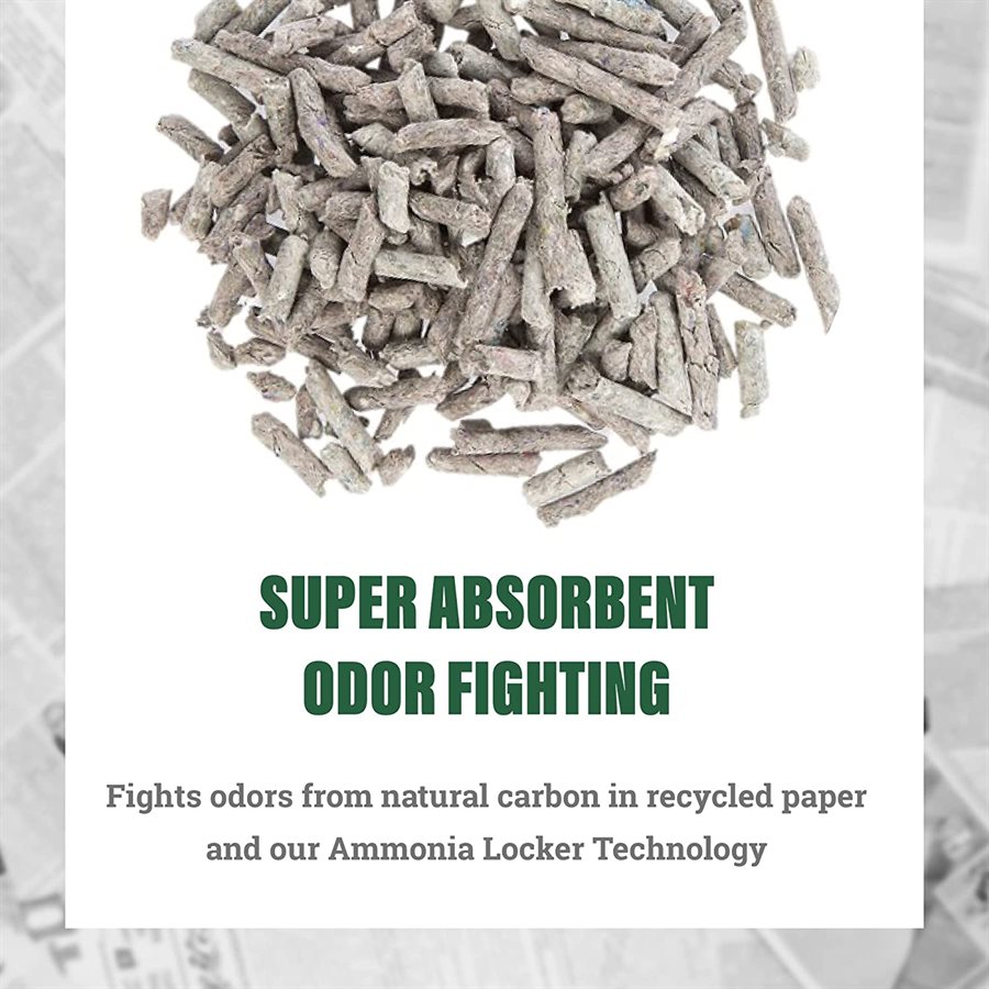 Pestell Fresh News Recycled Paper Cat Litter 4 LB