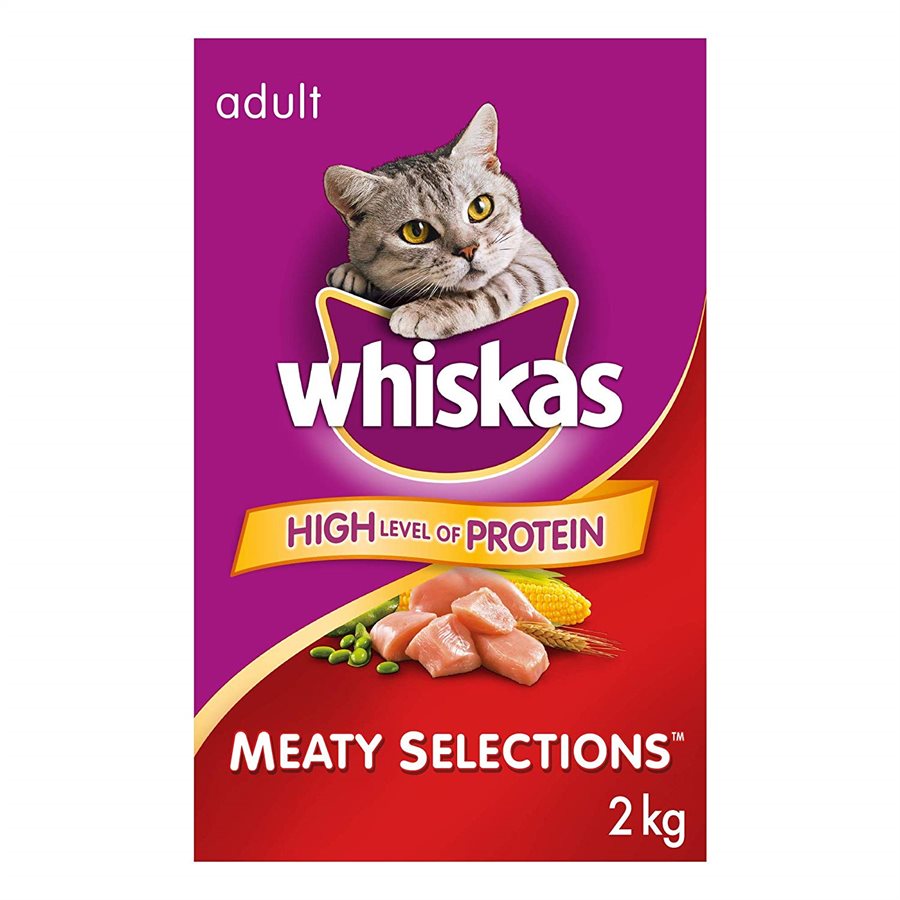 Whiskas Adult Cat Meaty Selections Chicken 2KG